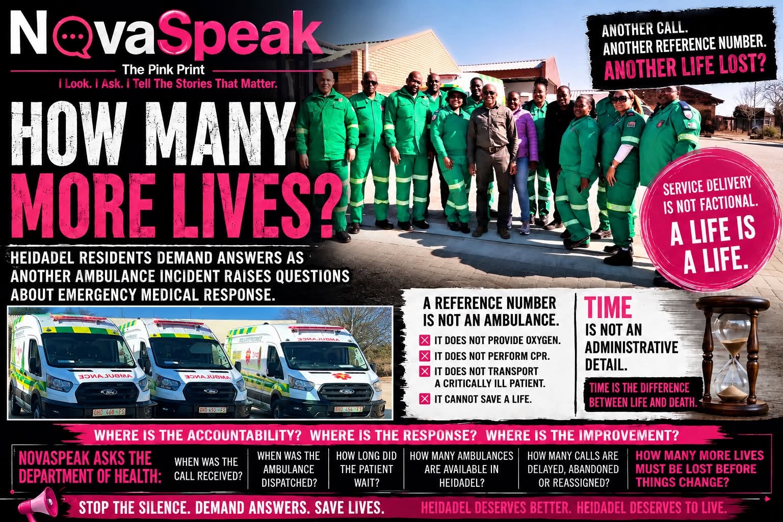 HOW MANY MORE LIVES?