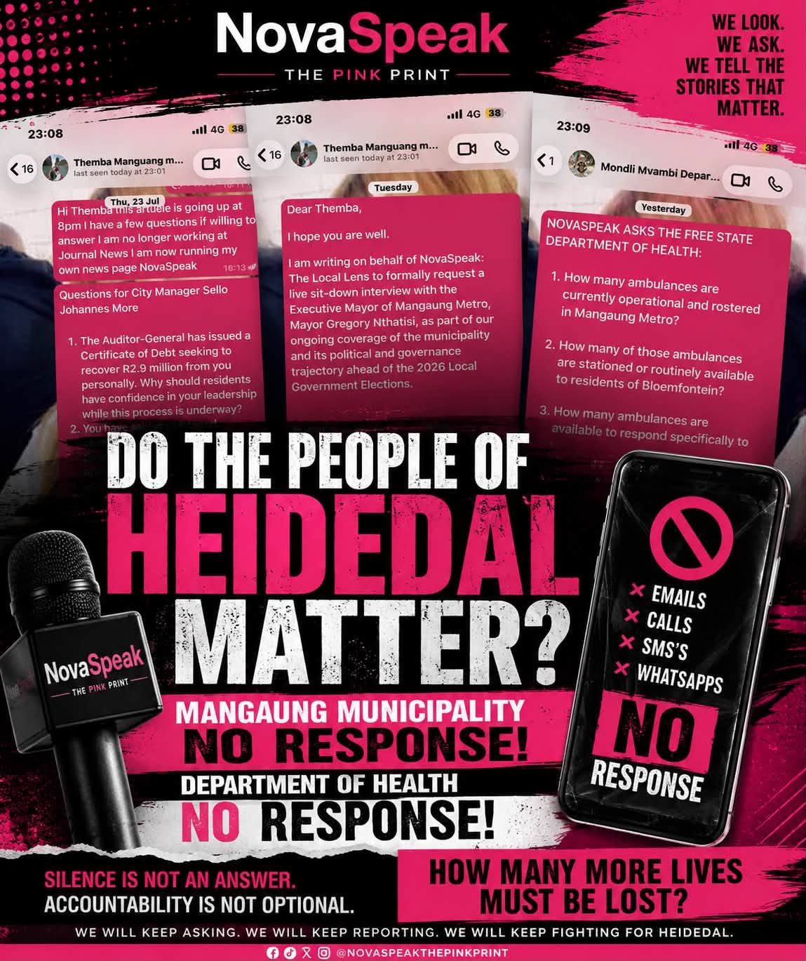 Do the People of Heidedal Matter? NovaSpeak Demands Answers